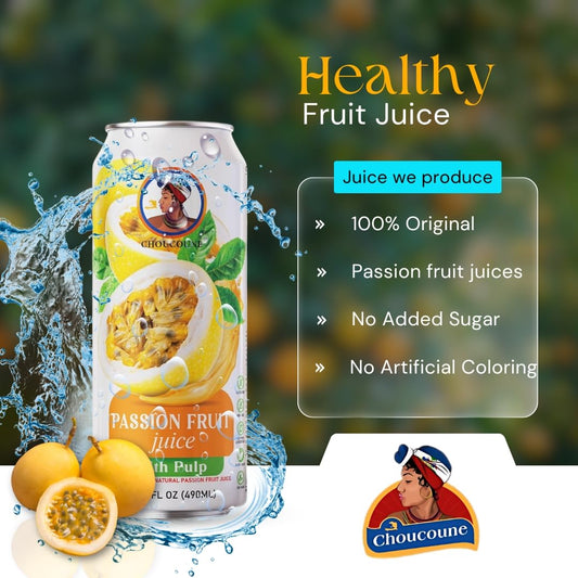 CHOUCOUNE  PASSION  FRUIT  JUICE  WITH  PULP