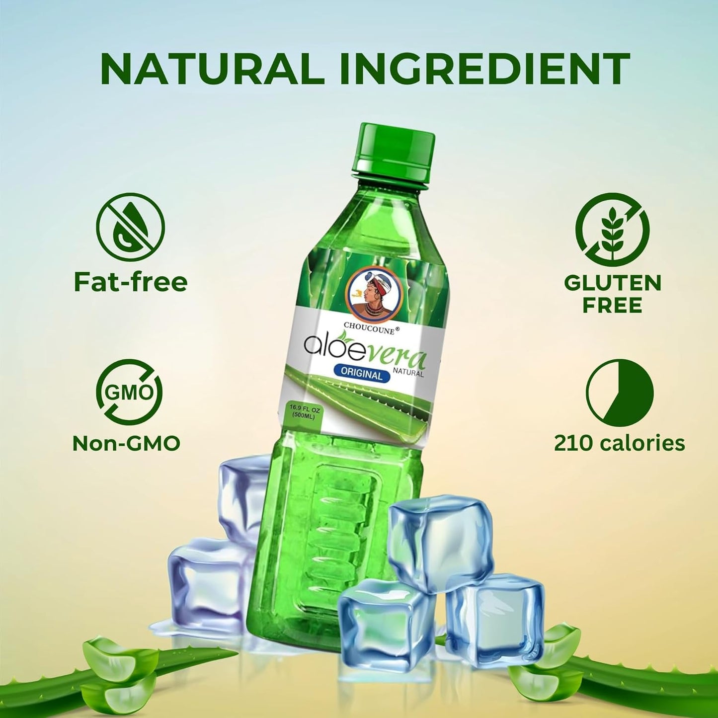 CHOUCOUNE PURE ALOE VERA JUICE -DRINK